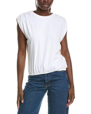 Michael Stars Luca Bubble T Shirt - White