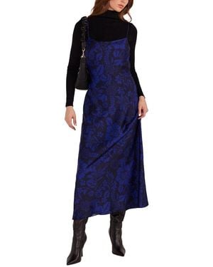 MINKPINK Vivi Bias Maxi Dress - Blue