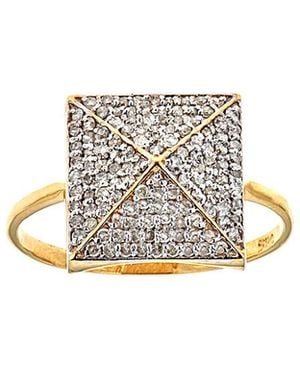 Forever Creations USA Inc. Forever Creations 14K 0.75 Ct. Tw. Diamond Pyramid Ring - White