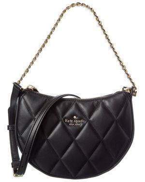 Kate Spade Carey Leather Crossbody - Black