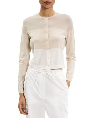 Theory Wool Cardigan - White