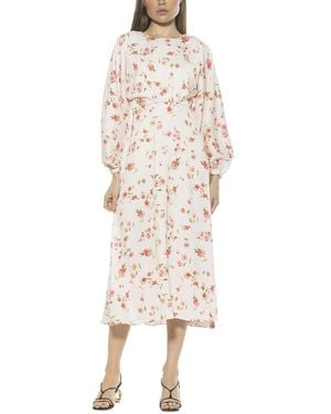 Alexia Admor Constance Fit & Flare Dress - Natural