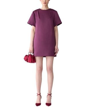 Carolina Herrera Shift Dress - Purple