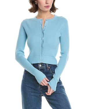 Toccin Zoe Classic Cropped Cardigan - Blue