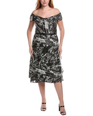 Rene Ruiz Off-The-Shoulder Cocktail Dress - Black