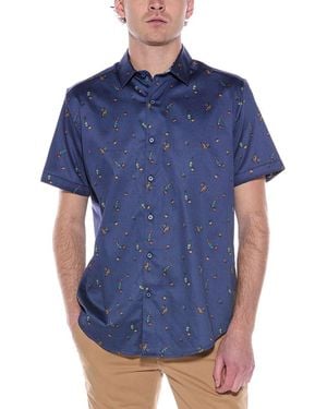 Robert Graham Good Night Classic Fit Shirt - Blue