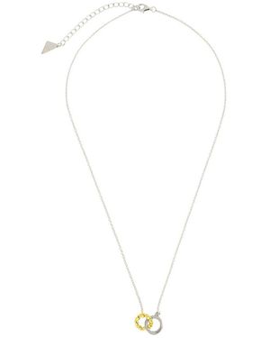 Sterling Forever Cz Heart Necklace - White
