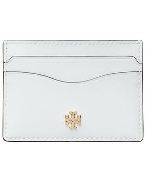 Tory Burch Emerson Patent Slim Card Case - White
