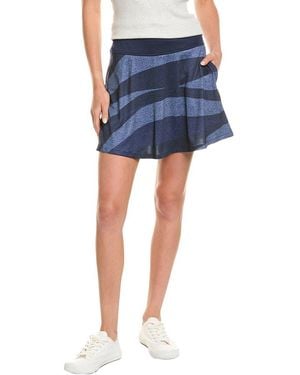 Callaway Apparel Gradient Wave Flounce Skort - Blue