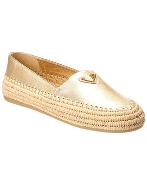 Prada Leather Espadrille - White