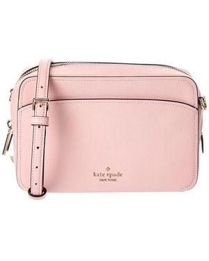 Kate Spade Lauryn Leather Camera Bag - Pink