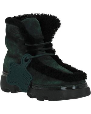 Burberry Leather Boot - Black