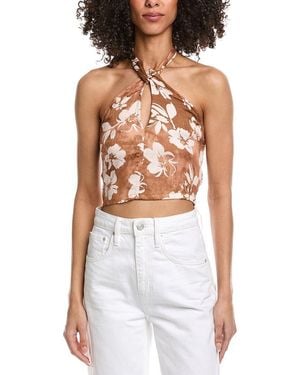 Elan Sleeveless Top - White