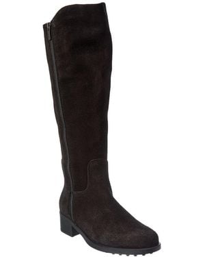 La Canadienne Shayla Suede Boot - Black