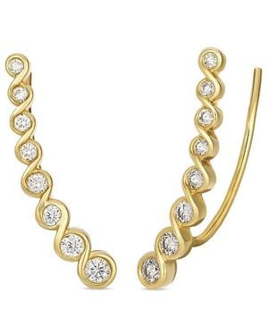 Le Vian Stacking & Layering 14K 0.54 Ct. Tw. Diamond Drop Earrings - Metallic