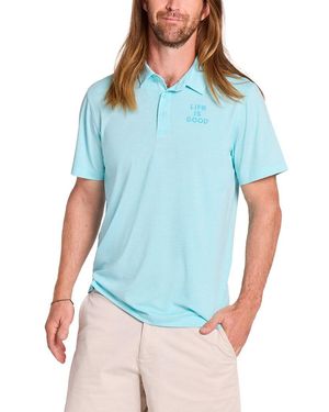 Life Is Good. Sun Crusher Polo Shirt - Blue