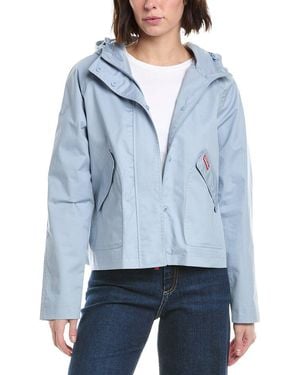 HUNTER Short Rain Coat - Blue