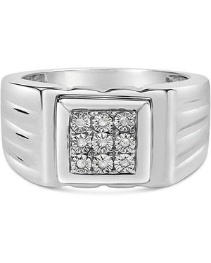 Haus of Brilliance 0.05 Ct. Tw. Diamond Band Ring - White