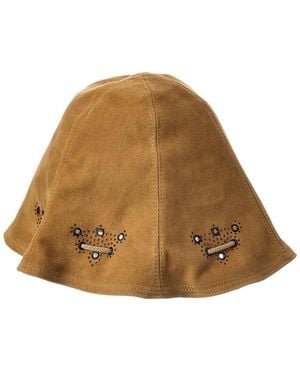 Tod's Suede Bucket Hat - Natural