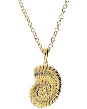 Etrusca Gioielli 18K Plated Necklace - Metallic