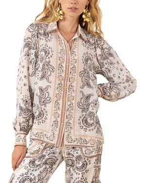 Hale Bob Silk Rosalia Woven - Natural