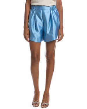 REMAIN STUDIO Satin Twill Short - Blue