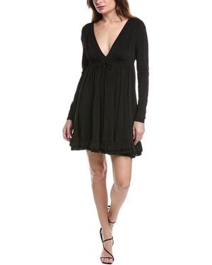 Rebecca Taylor Jersey Mini Dress - Black