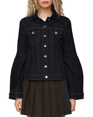 Avec Les Filles Trucker Jacket - Black