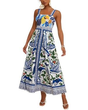 CAMILA BLANCO Maxi Dress - Blue