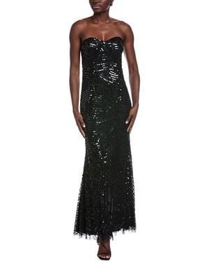 Aidan Mattox Embellished Gown - Black