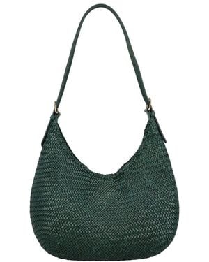 Dragon Diffusion Luna Mezza Leather Shoulder Bag - Green