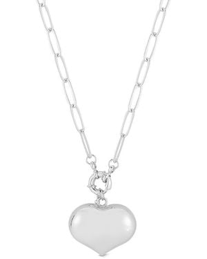Glaze Jewelry Plated Necklace - White