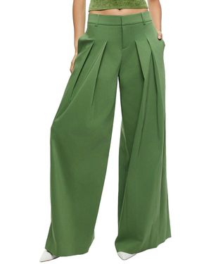 Alice + Olivia Blaire Pleated Pant - Green