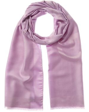 Givenchy 4G Logo Silk Scarf - Purple