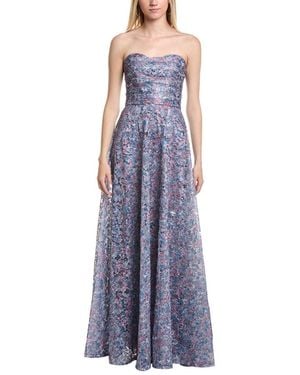 Rene Ruiz Sweetheart Dress - Purple