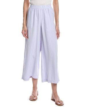 Splendid Palazzo Linen-Blend Pant - Blue