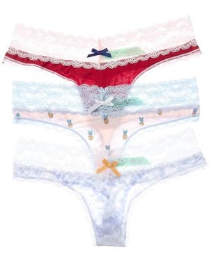 Honeydew Intimates Set Of 3 Ahna Thong - Multicolour