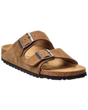 Birkenstock Arizona Narrow Suede Sandal - Brown