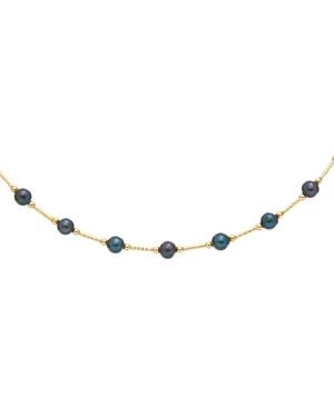Maitre De Diamant 18K 4.5-5Mm Pearl Necklace - Metallic