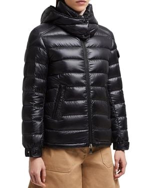 Moncler Gles Hooded Short Down Jacket - Black