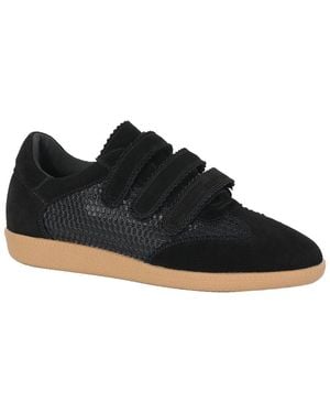Tiffany & Fred Paris Suede Trainer - Black