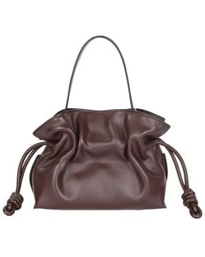 Tiffany & Fred Paris Soft Leather Bucket Bag - Brown