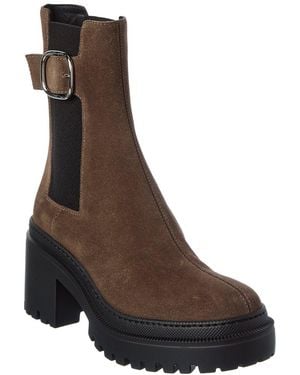 Giuseppe Zanotti Martini 50 Suede Boot - Brown