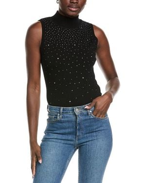 Generation Love Emerson Crystal Wool Sweater Tank - Black