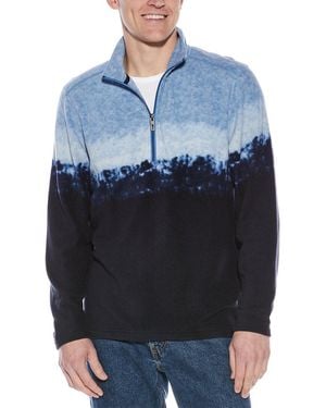 Tommy Bahama Azul Tides Fleece 1/2-Zip Mock Neck Pullover - Blue