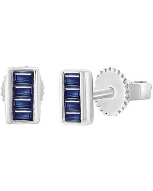 Sabrina Designs 14k 0.36 Ct. Tw. Diamond & Sapphire Studs - Blue