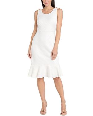 R & M Richards Shift Dress - White