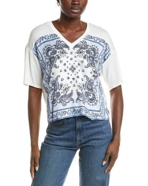 Hale Bob Silk-Blend Margo Knit Top - White