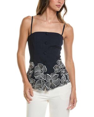 Toccin Eve Cutaway Top - Blue