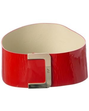 Roger Vivier Patent Belt - Red